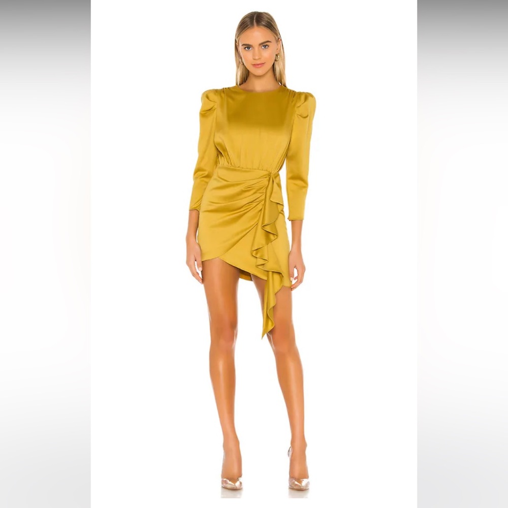 Pandora Dress in Mustard Yellow
NBD